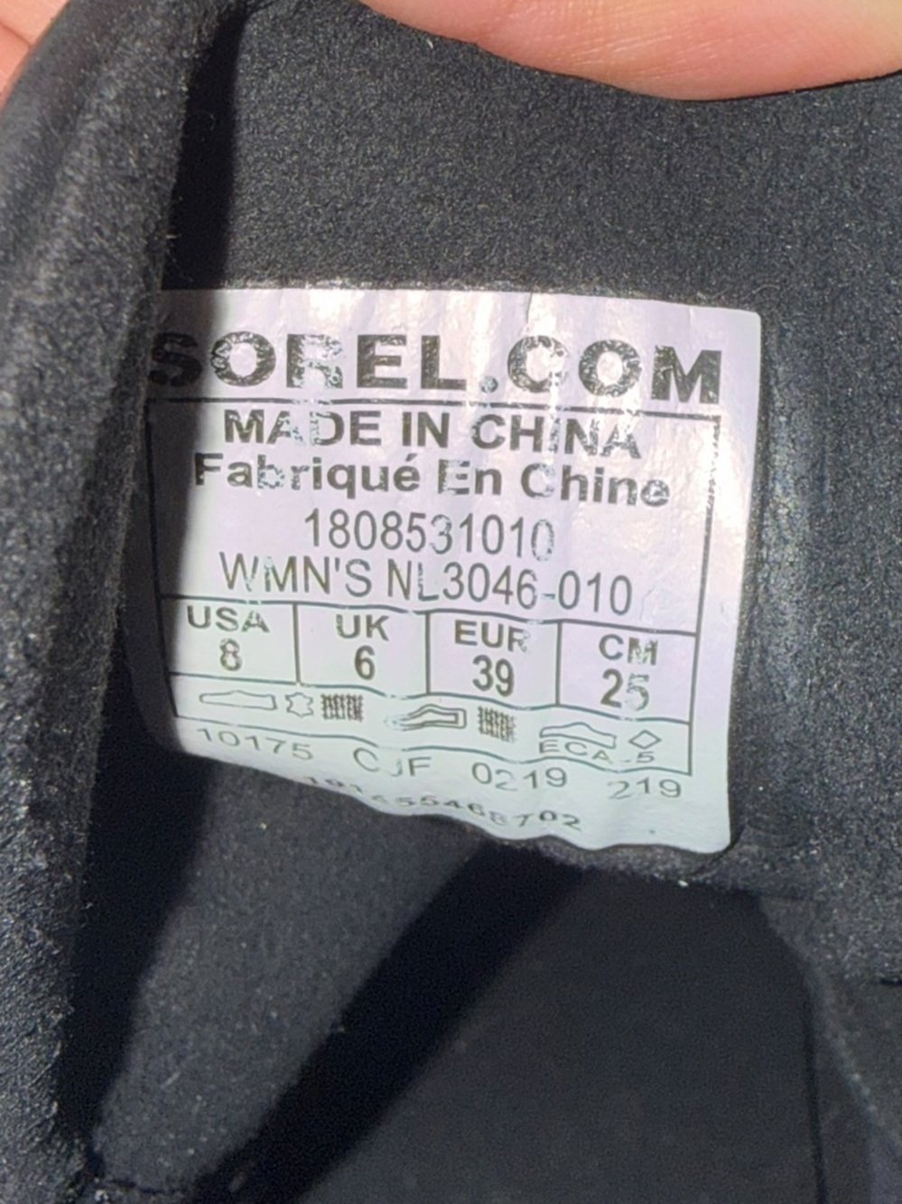 Sorel Lexie Wedge II Waterproof Boots Women’s Size 8 Black NL3046 - Picture 5 of 5